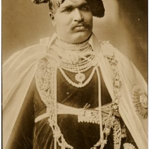 Historical photograph of Rajarshi Shahu Maharaj of Kolhapur